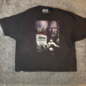 WWF Royal Rumble 1999 Modern Vintage Reprint Graphic T-Shirt Black 5X Mens WWE
